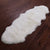 100% Natural New Zealand Sheepskin Ivory 2' 0" x 6' 0"