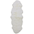 100% Natural New Zealand Sheepskin Ivory 2' 0" x 6' 0"