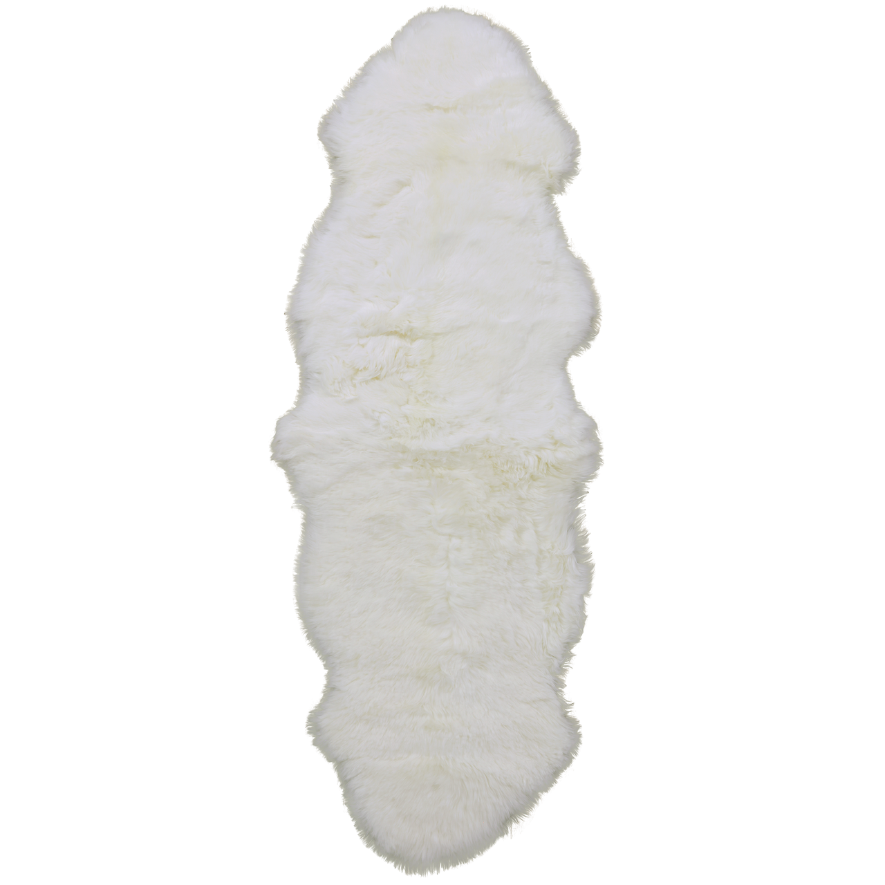 100% Natural New Zealand Sheepskin Ivory 2' 0" x 6' 0"