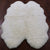 100% Natural New Zealand Sheepskin Ivory 4' 0" x 6' 0"