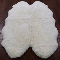 Thumbnail for 100% Natural New Zealand Sheepskin Ivory 4' 0