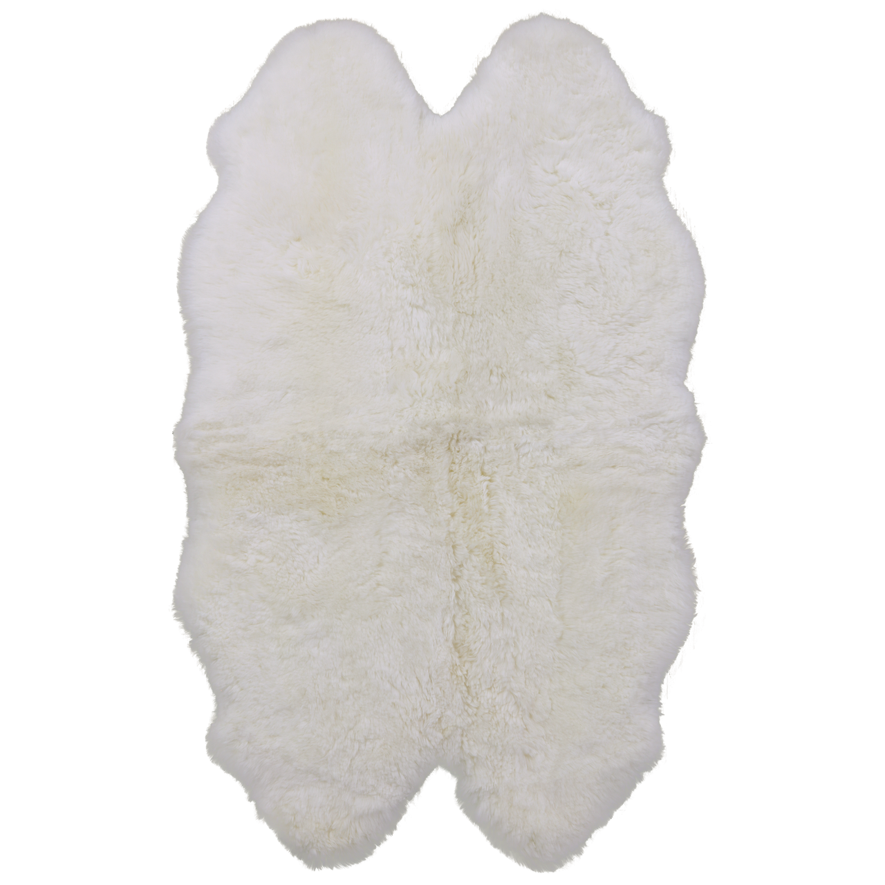 100% Natural New Zealand Sheepskin Ivory 4' 0" x 6' 0"