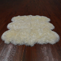 Thumbnail for 100% Natural New Zealand Sheepskin Ivory 5' 0