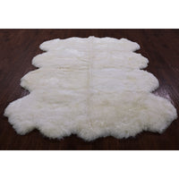 Thumbnail for 100% Natural New Zealand Sheepskin Ivory 6' 0