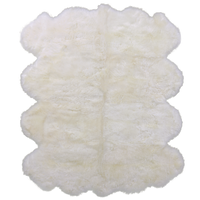 Thumbnail for 100% Natural New Zealand Sheepskin Ivory 6' 0