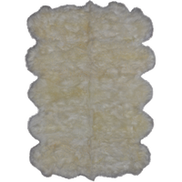 Thumbnail for 100% Natural New Zealand Sheepskin Ivory 6' 0
