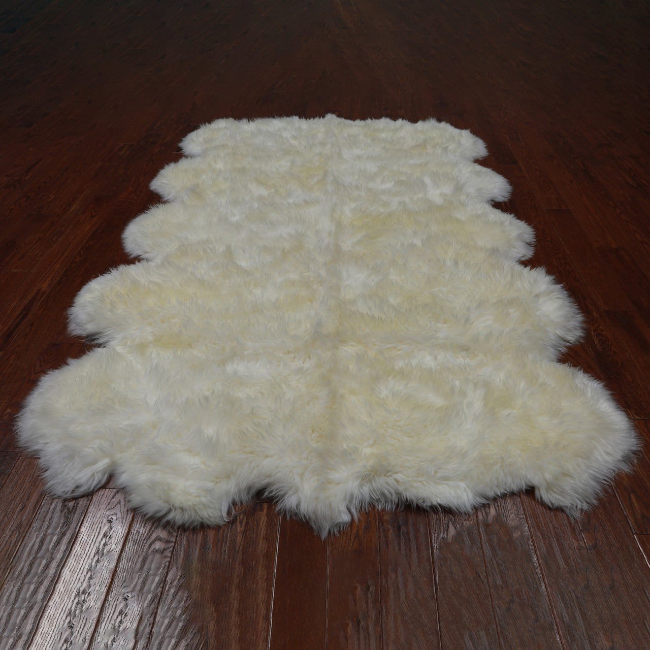 100% Natural New Zealand Sheepskin Ivory 6' 0" x 9' 0"