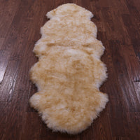 Thumbnail for 100% Natural New Zealand Sheepskin Brown 2' 0