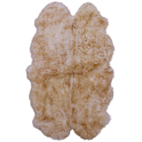 Thumbnail for 100% Natural New Zealand Sheepskin Brown 4' 0