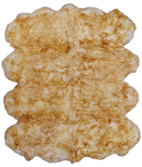 Thumbnail for 100% Natural New Zealand Sheepskin Brown Tip 6' 0