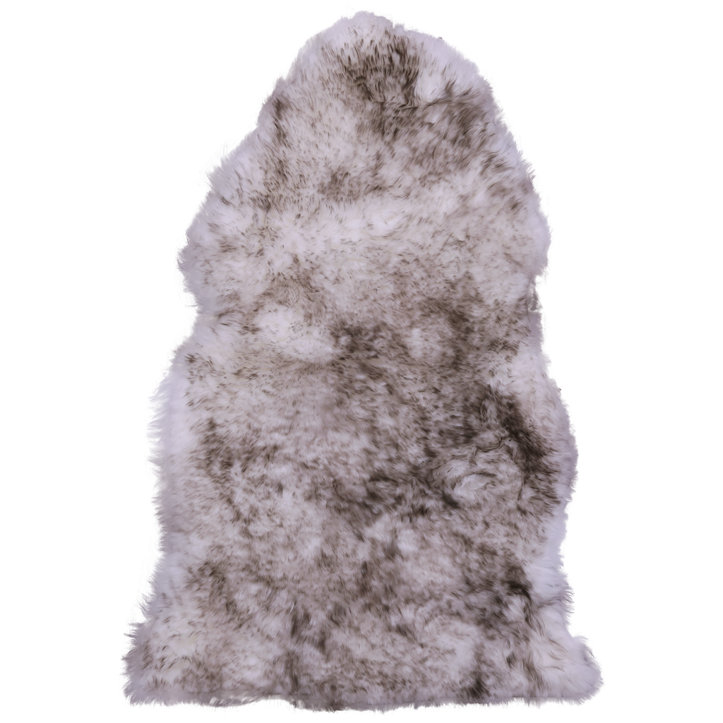 100% Natural New Zealand Sheepskin Wolf 2' 0" x 3' 0"