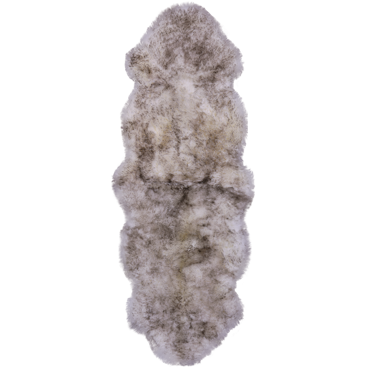 100% Natural New Zealand Sheepskin Wolf 2' 0" x 6' 0"