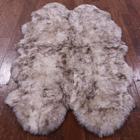 Thumbnail for 100% Natural New Zealand Sheepskin Wolf 4' 0