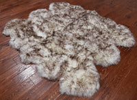 Thumbnail for 100% Natural New Zealand Sheepskin Wolf 5' 0