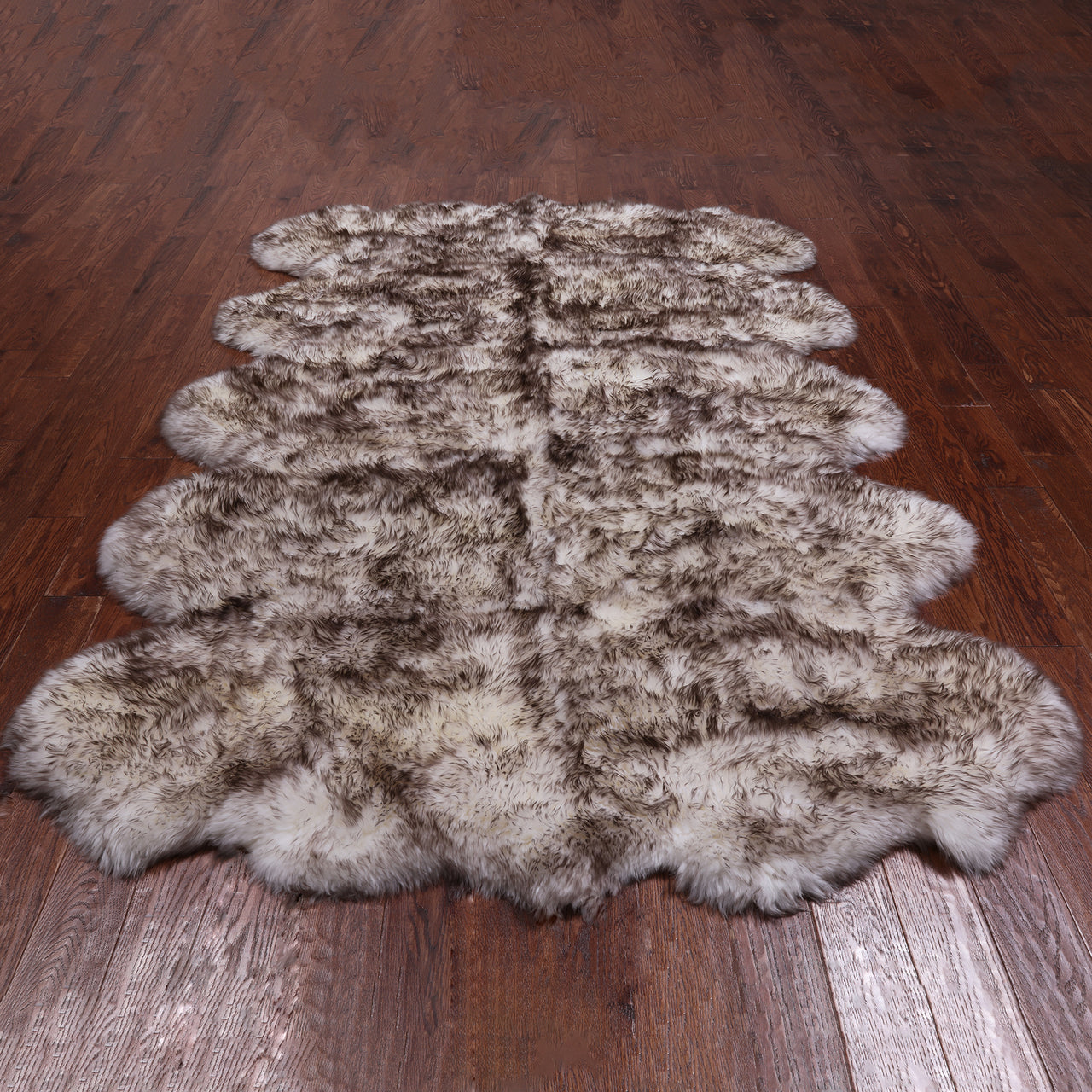 100% Natural New Zealand Sheepskin Wolf 6' 0" x 9' 0"