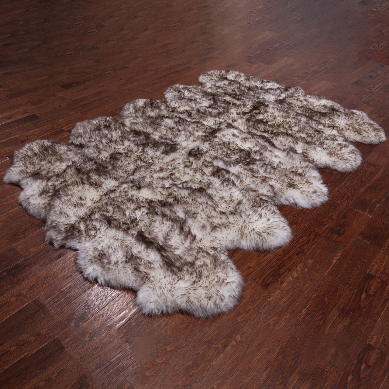 100% Natural New Zealand Sheepskin Wolf 6' 0" x 9' 0"