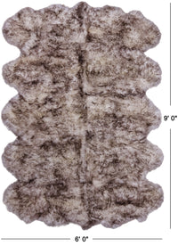 Thumbnail for 100% Natural New Zealand Sheepskin Wolf 6' 0