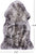 100% Natural New Zealand Sheepskin Black Tip 2' 0" x 3' 0"