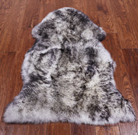 Thumbnail for 100% Natural New Zealand Sheepskin Black Tip 2' 0