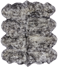 Thumbnail for 100% Natural New Zealand Sheepskin Black Tip 6' 0