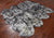100% Natural New Zealand Sheepskin Black Tip 6' 0" x 7' 0"