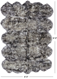 Thumbnail for 100% Natural New Zealand Sheepskin Black Tip 6' 0
