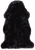 100% Natural New Zealand Sheepskin Black 2' 0" x 3' 0"