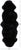100% Natural New Zealand Sheepskin Black 2' 0" x 6' 0"