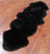 100% Natural New Zealand Sheepskin Black 2' 0" x 6' 0"