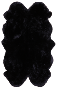 Thumbnail for 100% Natural New Zealand Sheepskin Black 4' 0