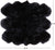 100% Natural New Zealand Sheepskin Black 5' 0" x 6' 0"