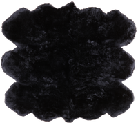 Thumbnail for 100% Natural New Zealand Sheepskin Black 5' 0