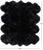 100% Natural New Zealand Sheepskin Black 6' 0" x 7' 0"