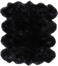 Thumbnail for 100% Natural New Zealand Sheepskin Black 6' 0