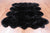 100% Natural New Zealand Sheepskin Black 6' 0" x 7' 0"