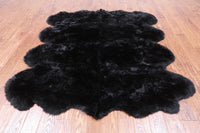 Thumbnail for 100% Natural New Zealand Sheepskin Black 6' 0