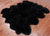100% Natural New Zealand Sheepskin Black 6' 0" x 7' 0"