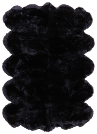 Thumbnail for 100% Natural New Zealand Sheepskin Black 6' 0
