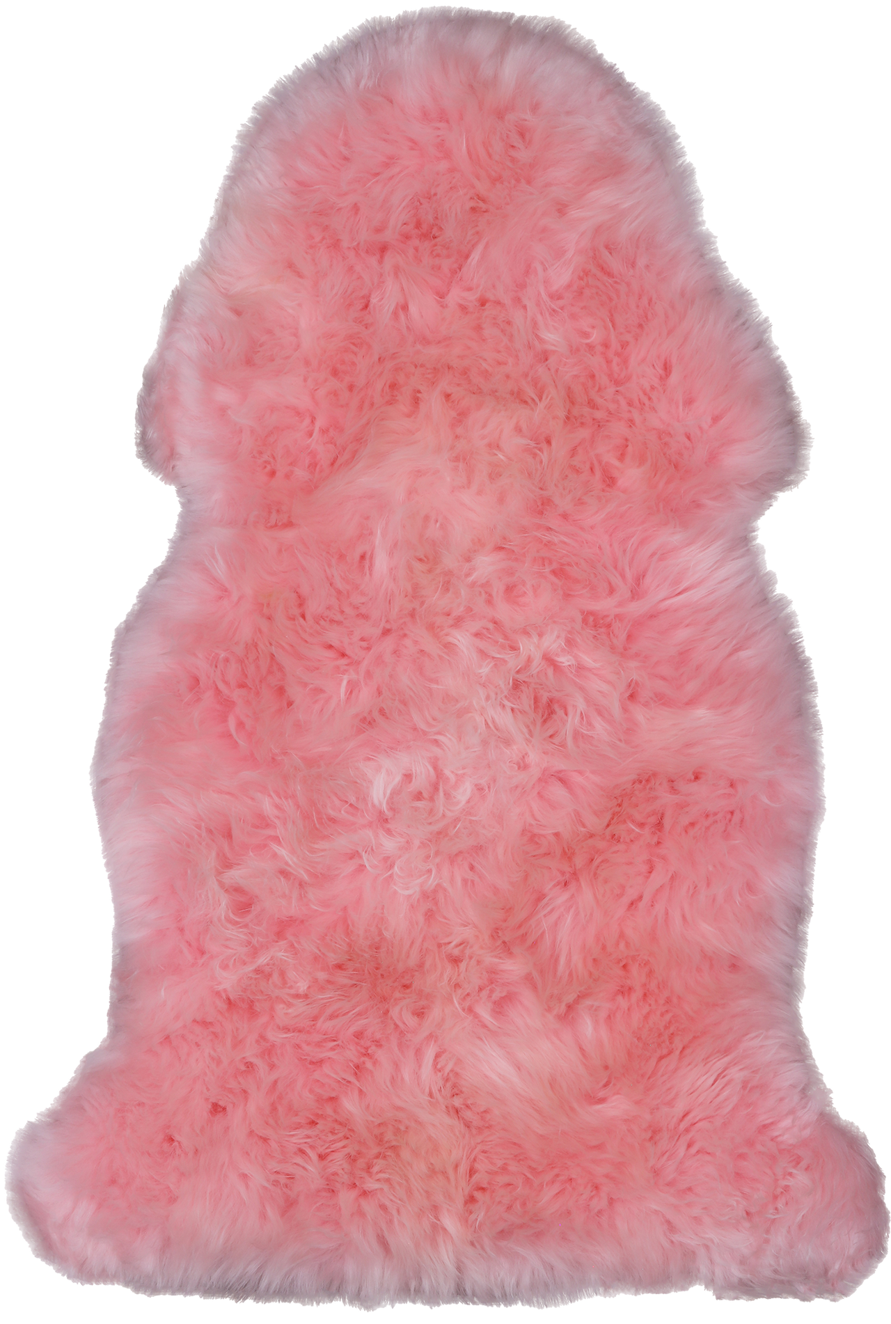 100% Natural New Zealand Sheepskin Pink 2' 0" x 3' 0"