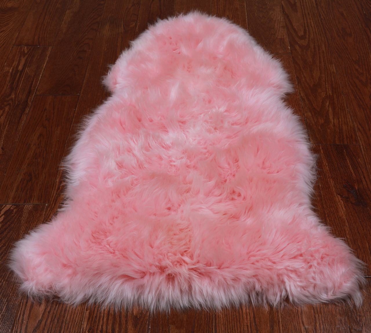 100% Natural New Zealand Sheepskin Pink 2' 0" x 3' 0"