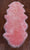 100% Natural New Zealand Sheepskin Pink 2' 0" x 6' 0"