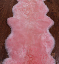 Thumbnail for 100% Natural New Zealand Sheepskin Pink 2' 0