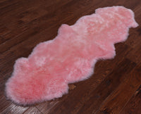Thumbnail for 100% Natural New Zealand Sheepskin Pink 2' 0