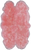 100% Natural New Zealand Sheepskin Pink 4' 0" x 6' 0"