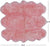 100% Natural New Zealand Sheepskin Pink 5' 0" x 6' 0"
