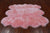100% Natural New Zealand Sheepskin Pink 5' 0" x 6' 0"