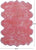 100% Natural New Zealand Sheepskin Pink 6' 0" x 9' 0"