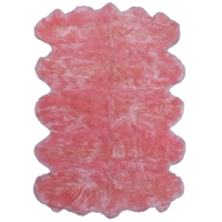 Thumbnail for 100% Natural New Zealand Sheepskin Pink 6' 0