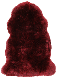 Thumbnail for 100% Natural New Zealand Sheepskin Burgundy 2' 0