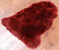 Thumbnail for 100% Natural New Zealand Sheepskin Burgundy 2' 0